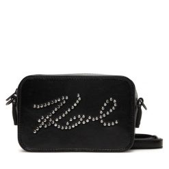 Torebka Karl Lagerfeld Kids. Czarne torebki dziecięce Karl Lagerfeld Kids. Za 543.99 zł.