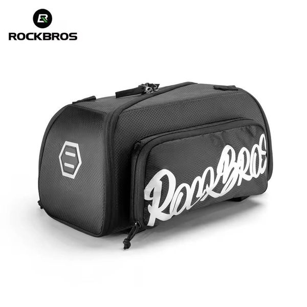 Torba na bagażnik, sakwa jednoczęściowa Rockbros 30140113001 A37-1. Czarne torby męskie na ramię ROCKBROS, bez wzorów, z materiału, na ramię, duże. Za 96.99 zł.