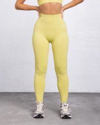 Legginsy Sculpt Scrunch - Żółty. Żółte legginsy damskie JOY STUDIO, l, bez wzorów, z materiału. Za 212.00 zł.