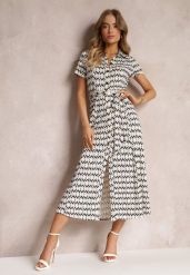 Beżowo-Czarna Sukienka Mamci Koszulowa Wiązana w Pasie Maevana. Czarne sukienki damskie Renee, na co dzień, m, bez wzorów, z wiskozy, eleganckie, bez kołnierzyka, bez ramiączek, maxi, koszulowe. W wyprzedaży za 146.99 zł.