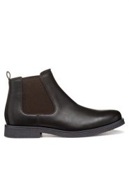 Geox Sztyblety Uomo Claudio U2658A 00043 C6009 Brązowy. Brązowe sztyblety męskie Geox, ze skóry, bez zapięcia. Za 349.99 zł.