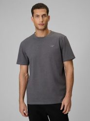 4F T-shirt regular gładki męski (2-pack) - multikolor XL. T-shirty męskie 4f, m, bez wzorów, z materiału, bez kołnierzyka. Za 119.99 zł.