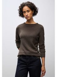 Cecil Sweter w kolorze ciemnobrązowym rozmiar: 44. Brązowe swetry klasyczne damskie Cecil, bez kołnierzyka. Za 91.77 zł.