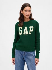 GAP Sweter w kolorze zielonym rozmiar: S. Zielone swetry klasyczne damskie GAP, s, bez kołnierzyka. Za 149.66 zł.