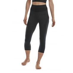Legginsy sportowe zimowe 3/4 z wełną Merino CEP damskie. Czarne bielizna termoaktywna damska CEP, xs, bez wzorów, z elastanu. Za 299.00 zł.