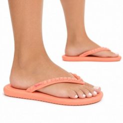 Japonki damskie Ipanema 27130 MEU SOL AD. Czerwone klapki damskie Ipanema, bez wzorów, z materiału, bez obcasa. Za 39.00 zł.