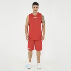 Oddychająca Koszulka Bez Rękawów Portland Damska Czerwona. Czerwone bluzki sportowe damskie Legea, m, z materiału, bez kołnierzyka, bez ramiączek. Za 64.00 zł.