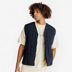 Kamizelka pikowana Lifetech. Czarne kamizelki męskie Decathlon, m, z puchu. Za 129.99 zł.