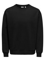 ONLY & SONS Bluza "Dane" w kolorze czarnym rozmiar: L. Czarne bluzy bez kaptura męskie Only & Sons, l. Za 149.95 zł.
