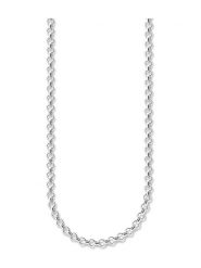 Thomas Sabo Srebrny naszyjnik - dł. 45 cm rozmiar: onesize. Szare naszyjniki damskie thomas sabo, srebrne. Za 119.95 zł.