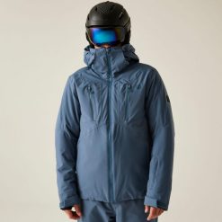 Kurtka narciarska męska z membraną Assimilate Dare 2b. Niebieskie kurtki męskie Dare 2b, na zimę, m, bez wzorów, z tkaniny, sportowe, bez kaptura. W wyprzedaży za 899.99 zł.