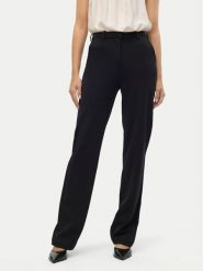 Vero Moda Spodnie materiałowe Maya 10267718 Czarny Straight Fit. Czarne spodnie materiałowe damskie Vero Moda, bez wzorów, z materiału. Za 159.99 zł.