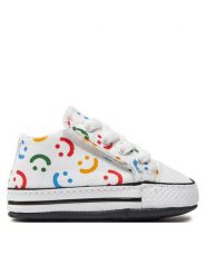 Converse Tenisówki Chuck Taylor All Star Cribster Easy On Doodles A06353C Biały. Białe buty sportowe chłopięce Converse, bez wzorów, z materiału, retro, bez zapięcia. Za 169.99 zł.