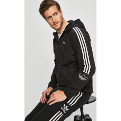Adidas Originals - Kurtka. Czarne kurtki męskie adidas Originals, m, bez wzorów, z materiału, z kapturem. Za 349.90 zł.