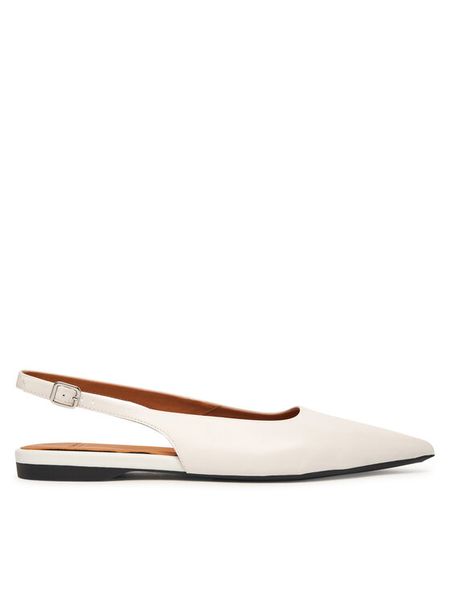 Vagabond Shoemakers Baleriny Hermine 5733-101-01 Biały. Białe baleriny damskie Vagabond Shoemakers, bez wzorów, ze skóry, bez obcasa. Za 449.99 zł.