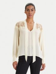 Patrizia Pepe Bluzka 8C0859/A692-Y478 Żółty Regular Fit. Żółte bluzki damskie Patrizia Pepe, bez wzorów, z wiskozy, bez kołnierzyka, bez ramiączek. Za 1,299.00 zł.