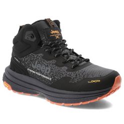 Czarne Trekkingi Jeep Górskie Obuwie Męskie. Czarne buty trekkingowe męskie Jeep, bez zapięcia, trekkingowe. Za 629.00 zł.