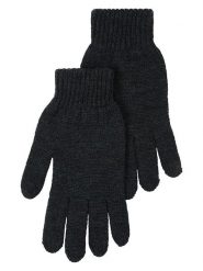 Lanerossi Wełniane rękawiczki "Asia" w kolorze antracytowym - 23 x 7,5 cm rozmiar: onesize. Czarne rękawiczki męskie Lanerossi, bez wzorów, z wełny. Za 124.27 zł.