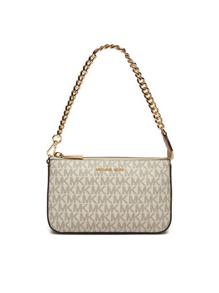 Michael Kors Torebka Jet Set 32F1GJ6W6B Beżowy. Brązowe torebki klasyczne damskie Michael Kors, bez wzorów, ze skóry, bez dodatków. Za 669.99 zł.