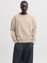 Jack & Jones Bluza w kolorze beżowym rozmiar: S. Brązowe bluzy bez kaptura męskie Jack & Jones, s. Za 149.95 zł.
