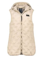 Geographical Norway Kamizelka "Vaniela" w kolorze beżowym rozmiar: S. Brązowe kamizelki damskie Geographical Norway, s. Za 174.02 zł.