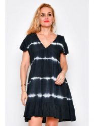 Tarifa Sukienka w kolorze granatowym rozmiar: L. Niebieskie sukienki damskie Tarifa, na co dzień, l, bez wzorów, z wiskozy, bez kołnierzyka, bez ramiączek, midi, proste. Za 83.22 zł.