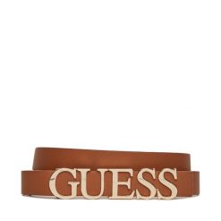 Pasek Damski Guess. Brązowe paski damskie Guess, z aplikacjami. Za 119.99 zł.