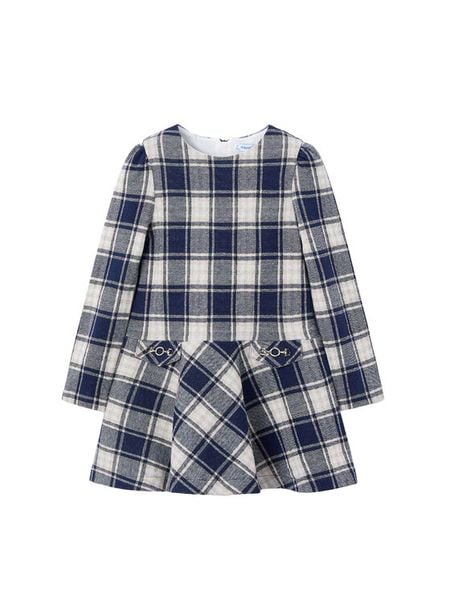 Mayoral Sukienka dzianinowa 4921 Szary Regular Fit. Szare sukienki dziewczęce Mayoral, bez wzorów, z bawełny, bez ramiączek. Za 179.99 zł.