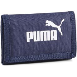 Portfel Puma Phase Wallet, Dla obu płci. Niebieskie portfele męskie Puma, bez wzorów, z poliesteru. Za 190.00 zł.