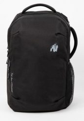 Akron Plecak - Czarny. Czarne plecaki damskie GORILLA WEAR, bez wzorów, z poliesteru. Za 249.00 zł.