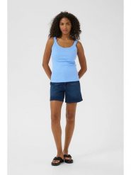 Kaffe Top w kolorze błękitnym rozmiar: M. Niebieskie topy damskie Kaffe, m, bez wzorów, bez kołnierzyka. Za 56.99 zł.