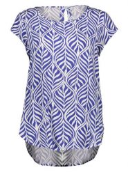 ONLY Bluzka w kolorze niebieskim rozmiar: XL. Niebieskie bluzki damskie Only, xl, bez wzorów, bez kołnierzyka, bez ramiączek. Za 60.95 zł.