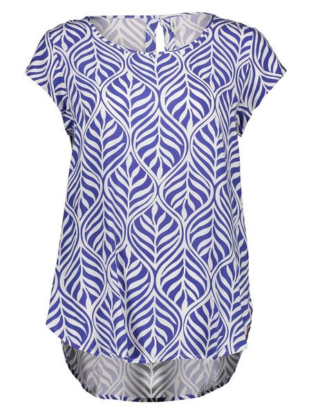 ONLY Bluzka w kolorze niebieskim rozmiar: XL. Niebieskie bluzki damskie Only, xl, bez wzorów, bez kołnierzyka, bez ramiączek. Za 60.95 zł.