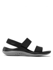 Crocs Sandały Literide 360 Sandal W 206711 Czarny. Czarne sandały damskie Crocs, bez wzorów, z tworzywa sztucznego, bez obcasa, na płaskiej podeszwie. Za 179.99 zł.