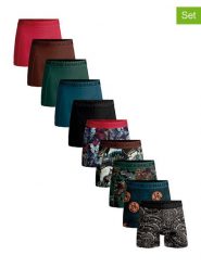 Muchachomalo Bokserki (10 par) w różnych kolorach rozmiar: M. Czarne bokserki męskie Muchachomalo, bez wzorów. Za 304.99 zł.