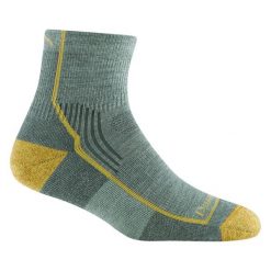 Darn Tough Skarpety Damskie Merino do Kostki Bezszwowe Trekking. Zielone skarpetki damskie DARN TOUGH, bez wzorów, z materiału. Za 230.95 zł.