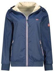 Geographical Norway Kurtka przejściowa "Arrival" w kolorze granatowym rozmiar: S. Niebieskie kurtki damskie Geographical Norway, s, bez wzorów, bez kaptura. Za 157.73 zł.