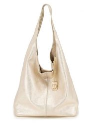 Lucca Baldi Skórzana torebka "Terracina" w kolorze złotym - 32 x 32 x 16 cm rozmiar: onesize. Żółte torebki klasyczne damskie Lucca Baldi, bez wzorów, z materiału, bez dodatków. Za 260.99 zł.