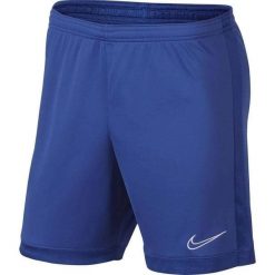 Spodenki piłkarskie męskie Nike Dry Academy. Niebieskie szorty męskie Nike, m, z materiału, do piłki nożnej. Za 59.99 zł.