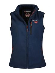 Geographical Norway Kamizelka softshellowa "Vakito" w kolorze granatowym rozmiar: S. Niebieskie kamizelki męskie Geographical Norway, s. Za 132.05 zł.