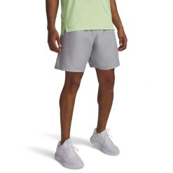 Spodenki Woven Wdmk dla mężczyzn Under Armour 1383356. Czarne szorty męskie Under Armour, bez wzorów, z materiału, sportowe. Za 146.75 zł.