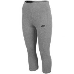Damskie Legginsy 3/4 H4Z22 SPDF350. Brązowe legginsy damskie 4f, bez wzorów. Za 110.99 zł.