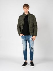 Geox Kurtka "Hilstone" | M2628D T2941 | Mężczyzna | Zielony. Zielone kurtki męskie Geox, m, bez wzorów, z poliesteru, bez kaptura. W wyprzedaży za 499.00 zł.