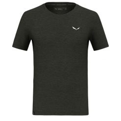 T-shirt z mini logo Salewa Eagle. Brązowe t-shirty męskie Salewa, s, z aplikacjami, z materiału, bez kołnierzyka. Za 371.00 zł.