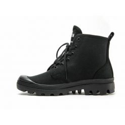Buty Palladium czarne tekstylne lifestyle. Czarne buty trekkingowe męskie Palladium, z bawełny, bez zapięcia, trekkingowe. Za 599.85 zł.