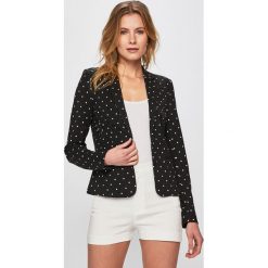 Only - Żakiet. Czarne marynarki i żakiety damskie Only, m, bez wzorów, z dzianiny, casualowe. W wyprzedaży za 79.90 zł.