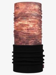 Buff Szal-koło "Polar" w kolorze czarno-pomarańczowym rozmiar: onesize. Czarne szaliki i kominy damskie Buff, bez wzorów, z materiału. Za 83.62 zł.
