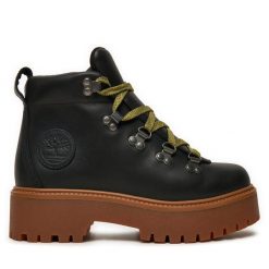 Trapery Timberland. Czarne trapery damskie Timberland, bez obcasa. Za 759.99 zł.