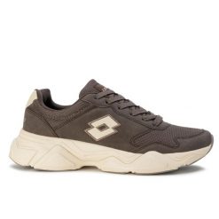 Buty męskie sportowe Lotto OREDA. Brązowe buty sportowe na co dzień męskie Lotto, z materiału, bez zapięcia, trekkingowe. Za 149.00 zł.