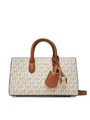 MICHAEL Michael Kors Torebka Empire Medium 32T5G8EW6V Beżowy. Brązowe torebki klasyczne damskie MICHAEL Michael Kors, bez wzorów, ze skóry, bez dodatków. Za 809.99 zł.